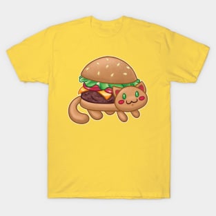 Burger Cat (Catfood Series) T-Shirt